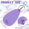 Picture of 4 Pcs Clarinet Swab Cloth Clarinet Cleaner Clarinet Cleaning Cloth Swab for Inside Tube Suitable Clarinet Piccolo Flute Sax Saxophone (Purple)