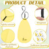 Picture of 4 Pcs Clarinet Swab Cloth Clarinet Cleaner Clarinet Cleaning Cloth Swab for Inside Tube Suitable Clarinet Piccolo Flute Sax Saxophone (Yellow)