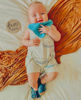 Picture of DiaperSquad's 10-Pack Baby Bibs for Drooling and Teething, Bibs for Boys, Baby Girl - Solid Cotton Baby Drool Bibs (Brights)
