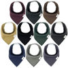Picture of DiaperSquad's 10-Pack Baby Bibs for Drooling and Teething, Bibs for Boys, Baby Girl - Solid Cotton Baby Drool Bibs (Deep Darks)