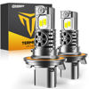 Picture of Termitor 2025 Brightest 40,000LM H13 LED Bulbs, Ultra-Bright Z10 Chips, 6500K Pure White 9008 Fog Light, Easy Plug-N-Play Installation, IP68 Waterproof, Pack of 2