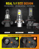 Picture of Termitor 2025 Brightest 40,000LM H13 LED Bulbs, Ultra-Bright Z10 Chips, 6500K Pure White 9008 Fog Light, Easy Plug-N-Play Installation, IP68 Waterproof, Pack of 2