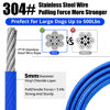 Picture of jenico Dog Tie Out Cable: 30 ft Dog Lead for Yard - Heavy Duty Chain Leash Outside for Small Large Dogs Up to 500 lbs - Outdoor Dog Runner Tether