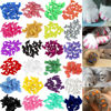 Picture of VICTHY 140pcs (14 Colors) Cat Nail Caps, Cat Claw Covers Cat Nail Covers with Adhesives and Applicators (Medium)