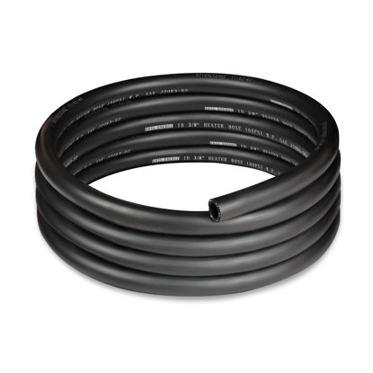 Picture of EVIL ENERGY 3/8" Heater Hose Coolant Radiator Straight 100PSI SAE 20R3 10FT Black