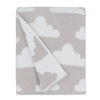 Picture of Living Textiles Grey Clouds Chenille Soft Baby Blanket Reversible Premium Cozy Fabric for Best Comfort - for Infant,Toddler,Newborn,Nursery,Boy,Unisex,Throw,Crib,Stroller,Gift, Grey Clouds 40x30