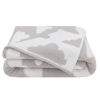 Picture of Living Textiles Grey Clouds Chenille Soft Baby Blanket Reversible Premium Cozy Fabric for Best Comfort - for Infant,Toddler,Newborn,Nursery,Boy,Unisex,Throw,Crib,Stroller,Gift, Grey Clouds 40x30