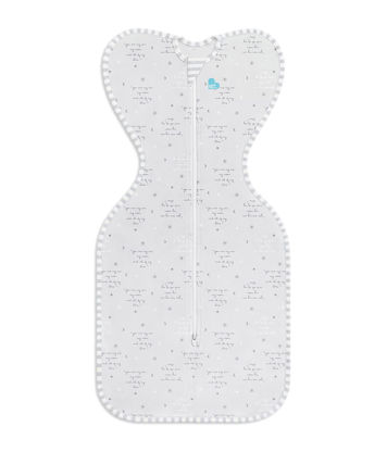 Picture of Love to Dream Swaddle, Baby Sleep Sack, Swaddle Up Self-Soothing Swaddles for Newborns, Get Longer Sleep, Snug Fit Helps Calm Startle Reflex, Lite 0.2 Tog Sleep Sack, 5-8.5 lbs, Gray