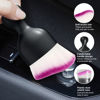 Picture of Ziciner Car Detailing Brush, Curved Soft Bristles Auto Removal Dust Collectors, Universal Vehicle Dashboard, Air Conditioner Vents etc Interior Cleaning Tool Accessories (Purple)