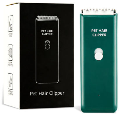 Picture of Dog Cat Home Hair Waterproof Clipper Portable Electric USB Rechargeable Pet Grooming Tools Low Noise Shaver Cordless Trimmer for Small and Large Pets
