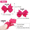 Picture of ALinmo Baby Hair Clips 60PCS - 2" Fully Lined Tiny Hair Bows Alligator Clips for Infants and Toddlers in Pairs