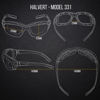 Picture of WYND Blocker Motorcycle Riding Glasses Extreme Sports Wrap Sunglasses, Black, Silver Mirror