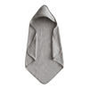 Picture of mushie Baby Hooded Towel | Organic Cotton (Gray)