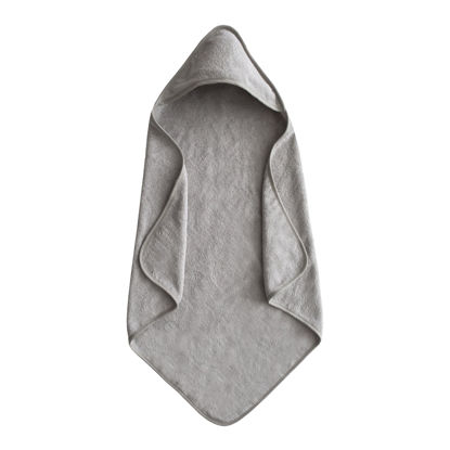 Picture of mushie Baby Hooded Towel | Organic Cotton (Gray)