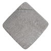 Picture of mushie Baby Hooded Towel | Organic Cotton (Gray)