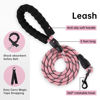 Picture of IVY&LANE No Pull Dog Harness for Small Dogs, Dog Vest Harness with Leash, Safety Belt and Storage Strap, Fully Adjustable Harness, 360° Reflective Strip, Soft Handle (Pink, S)