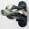 Picture of Door Lever Lock (3 Pack) Prevents Toddlers from Opening Doors. 3.25" L * 1.5" W * 4.5" H Easy One Hand Operation for Adults. Durable ABS with 3M Adhesive Backing. Simple Install (Black)