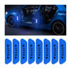 Picture of AUKEPO 8PCS Reflective Open Warning Stickers for Car Door, Night Visibility Auto Safety Prompt Decals, Anti-Collision Protective Strip Tape, Car Accessories Universal for Truck, SUV, Van (Blue)