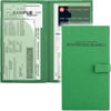 Picture of Auto Insurance and Registration Card Holder - Vehicle Glove Box Document Organizer - Car Essential Paperwork Holder for DMV, AAA, Contact Information Cards - Premium PU Leather Wallet Case - Green