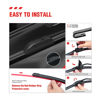 Picture of 22 inch-2 Pack Windshield Wiper Blades Replacement for Dodge Ram 1500/2500/3500/4500 2018 2017 2016 2015 2014 2013 2012 2011 2010 2009-OEM Factory Quality Wiper Blades