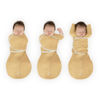 Picture of SwaddleDesigns Omni Swaddle Sack Arms Up Half-Length Sleeves & Mitten Cuffs, Easy Swaddle Transition, Gold, 0-3 Month