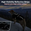 Picture of Lelepet Warm Dog Coat Reflective Dog Fleece Vest Waterproof Dog Jacket Windproof Dog Winter Coat Dog Cold Weather Coat with Adjustable Buckle Large Dog Coat Dog Snowsuit Dog Coat for Extra Large Dogs