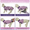 Picture of Kuoser Recovery Suit for Dogs, Female Male Dog Onesie for Spay Neuter, Anti Licking Dog Surgery Recovery Suit Soft Dog Bodysuit for Small Medium Large Dogs, Substitute E-Collar & Cone