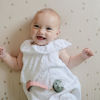 Picture of mushie Extra Soft Muslin Fitted Crib Sheet | 192 Thread Count | 28"x 52" (Bees)