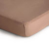 Picture of mushie Extra Soft Muslin Fitted Crib Sheet | 192 Thread Count | 28"x 52"(Natural)