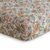 Picture of mushie Extra Soft Muslin Fitted Crib Sheet | 192 Thread Count | 28"x 52" (Retro Flowers)