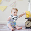 Picture of vuminbox Baby Bandana Drool Bibs 6-Pack and Teething Toys 6-Pack Made with 100% Organic Cotton, Absorbent and Soft Unisex (6-Pack Unisex)