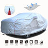 Picture of Tecoom Hard Shell Truck Car Cover Waterproof UV-Proof Windproof Zipper Design with Strap Buckle Fit for Ford F150 Ram 1500 Chevy Silverado Toyota Tundra GMC Sierra Full Size Truck Length Up to 233"