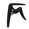 Picture of Ukulele Capo for Soprano, Concert, Tenor, Baritone Ukulele with felt picks (Matte Black)