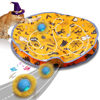 Picture of Giociv Interactive Cat Toys Ball Fast Rolling in Pouch, Motion Activate Chirping Cat Toy Hide and Seek Mouse Catching Game (Halloween Party)