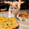 Picture of Giociv Interactive Cat Toys Ball Fast Rolling in Pouch, Motion Activate Chirping Cat Toy Hide and Seek Mouse Catching Game (Halloween Party)