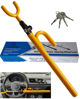 Picture of DODOMES Steering Wheel Lock Anti-Theft car Device Car Wheel Locks Heavy Duty Vehicle Security Steering Wheel Lock for Truck Car Vehicles Van Lorry SUV with 4 Keys, Elongated Length MAX 30.5“ Yellow