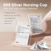 Picture of Momcozy 999 Silver Nursing Cups, Hole-Free Design, 999 Silver Nipple Shields, Breastfeeding Essentials, Silver Nipple Shields for Breastfeeding Newborns, Metal Nipple Shields,XXL Size
