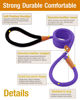 Picture of lynxking Dog Leash Slip Lead 5 6 8 FT Dog Training Leash Strong Heavy Duty Braided No Pull Training Lead Leashes for Small Medium Large Dogs