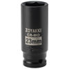 Picture of ZOYAKKI 1/2" Drive x 23 mm Deep 6 PT Impact Socket, CR-MO, 1/2-inch Drive 6 Point Axle Nut Socket for Easy Removal of Axle Shaft Nuts (23MM)