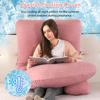 Picture of BATTOP Pregnancy Pillow for Sleeping,Maternity Pillow with Cooling Removable Cover,Support for Back,Legs,Belly,HIPS for Pregnant Women,Body Pillows for Adults,Pregnancy Must Haves
