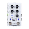 Picture of MOOER Groove Looper Pedal Drum Machine Stereo Guitar Loop Recorder Pedals with 140 Minutes Loops 121 Drum Grooves Editor Software (X2)