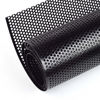 Picture of AggAuto Universal 40"x13" Car Grill Mesh - Aluminum Alloy Automotive Grille Insert Bumper Perforated Metal Sheet Round Hole 4mm, One of the Most Multifunctional Shape Grids 100x33cm Black