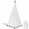 Picture of Dofilachy Speaker Stand Cover-DJ Bag with 360 Degree Cover, Speaker Tripod Scrim Cover for Speaker/Lighting with Free Travel Bag (One Pack-white)