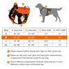 Picture of WINGOIN Orange Tactical Dog Harness Vest for Large Medium Dogs No Pull Adjustable Reflective K9 Military Dog Service Dog Harnesses with Handle for Walking, Hiking, Training(M)