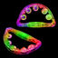 Picture of LED Tambourine, Light up Musical Flashing Tambourine (2 PCS)