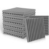 Picture of 12 Pack Acoustic Panels, ALPOWL Acoustic Foam Panels 1" X 12" X 12" Inches, Soundproof Wall Panels with Fire and Sound Insulation Effect, Soundproof Wedges for Studios, Homes, Office (Grey)