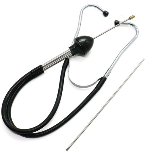 Picture of Garnish Gripper Mechanic's Stethoscope Automotive Engine Diagnostic Sensitive Hearing Tool for Cars, Trucks and Motorcycles,Black