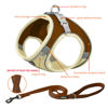 Picture of AIITLE Dog Harness, No-Pull Pet Harness with a Leash, Adjustable Soft Padded Dog Vest in Any Season, Reflective Outdoor Pet Vest for Extra Small Dogs and House Cats Beige XXXS