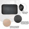 Picture of 8sanlione Leather Center Console Cushion Pad, 11.4"x7.4" Waterproof Armrest Seat Box Cover Fit for Most Cars, Vehicles, SUVs, Comfort, Car Interior Protection Accessories (Black/Carbon Fiber)