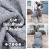 Picture of BEAUTYZOO Small Dog Hoodie Sweater with Pockets, Dog Clothes for Small Medium Dogs Boy Girl, Waffle-like Laminated Cotton Pet Coats with Hat and Leash Hole, All Weather Coat for Puppy Doggie Chihuahua